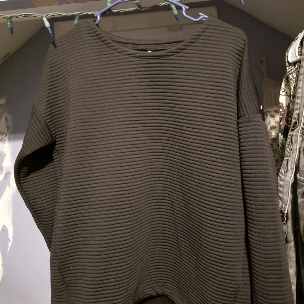 Mondetta black ribbed long-sleeved thermal L